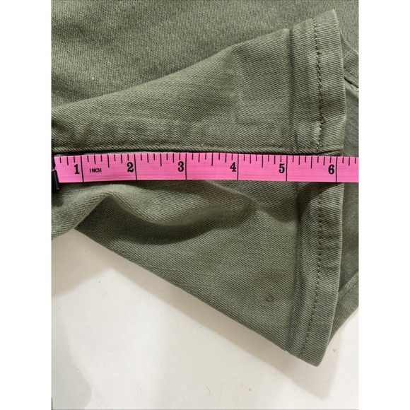 Levis Shorts‎ Womens 28.  5 Pocket Olive Green Denim Casual Camp Hiking Red Tab - Picture 5 of 7
